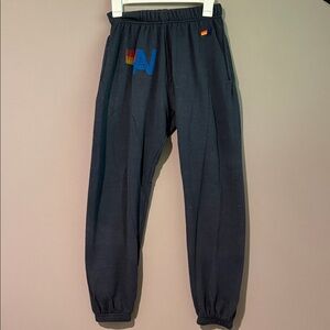Aviator Nation sweatpants Joggers charcoal small